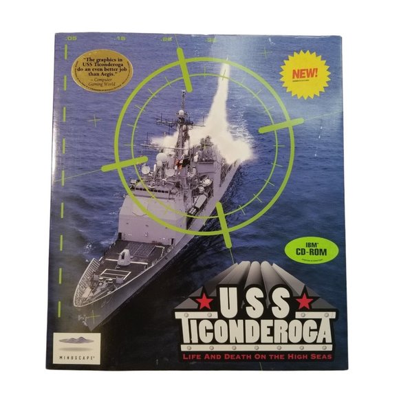 Games | Vintage Pc Game Uss Ticonderoga Life Death On The High Seas ...